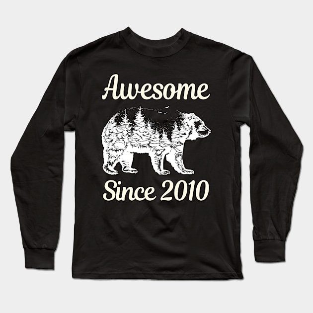 White Bear 2010 Long Sleeve T-Shirt by lainetexterbxe49